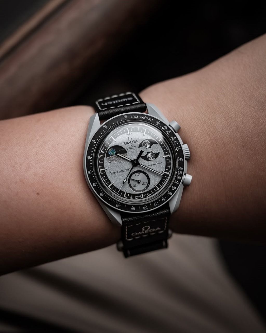 Mega x Swatch Speed master - Moon Swatch