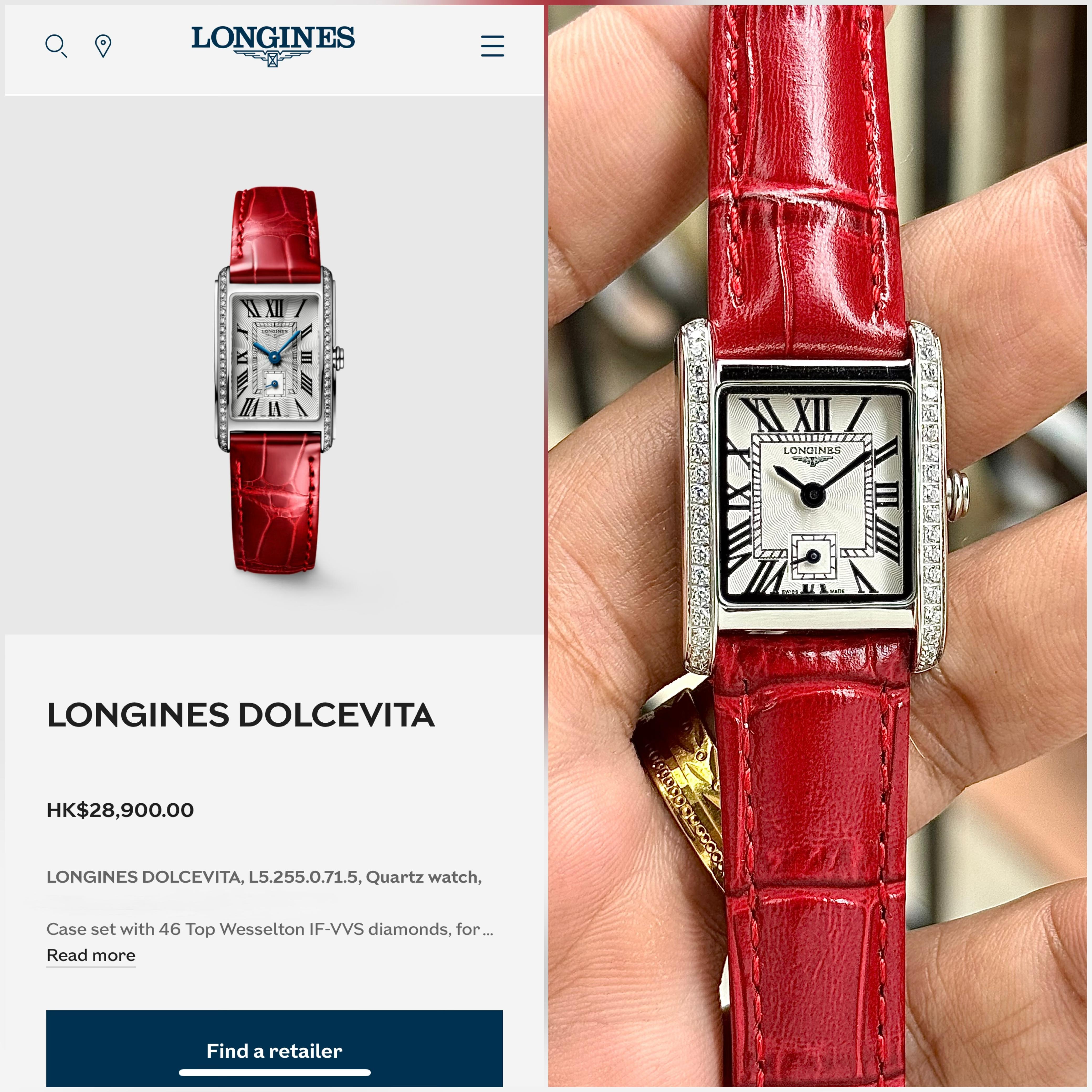 LONGINES MINI DOLCEVITA – TIMELESS LUXURY WITH A TOUCH OF RED