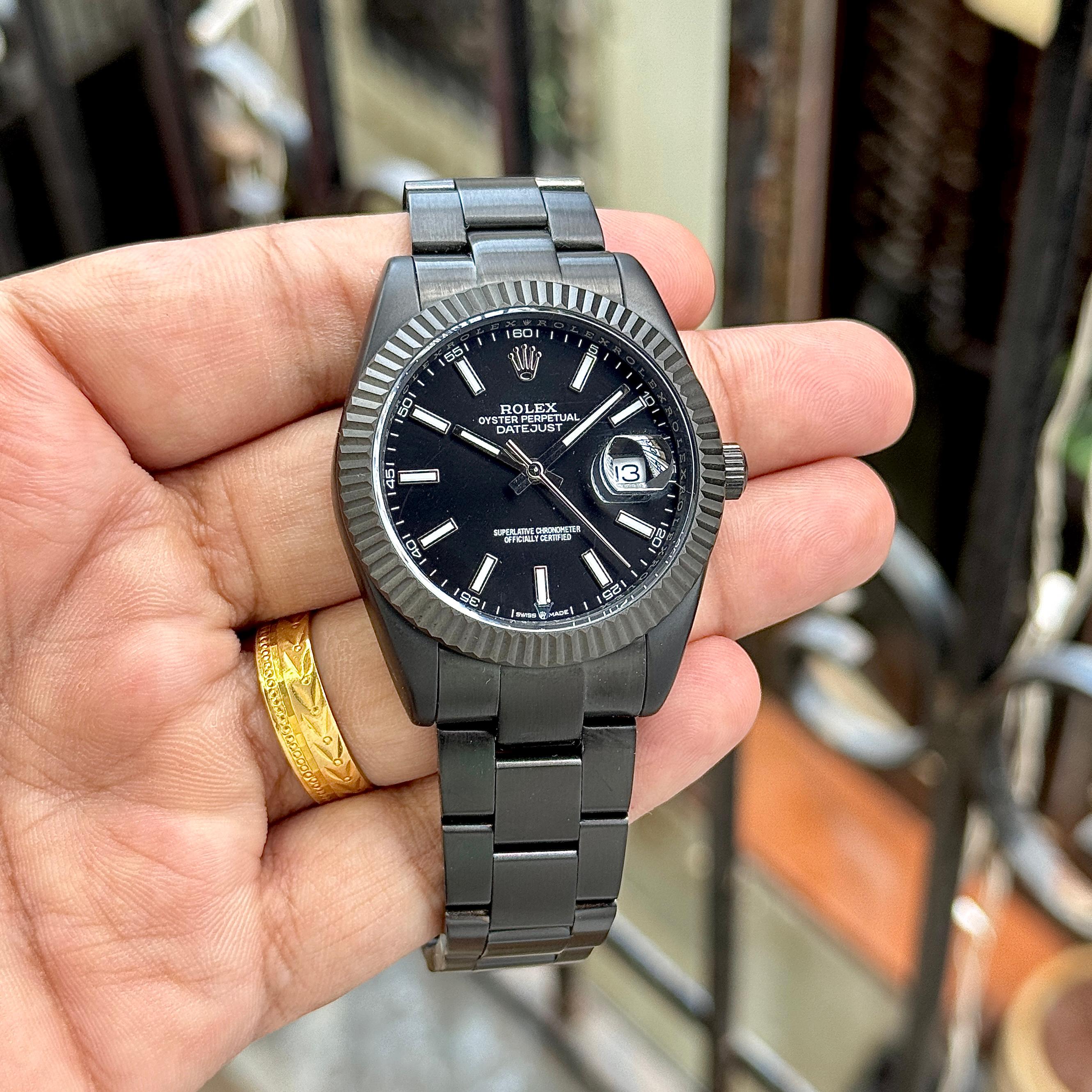 ROLEX DATEJUST 41MM DLC-PVD