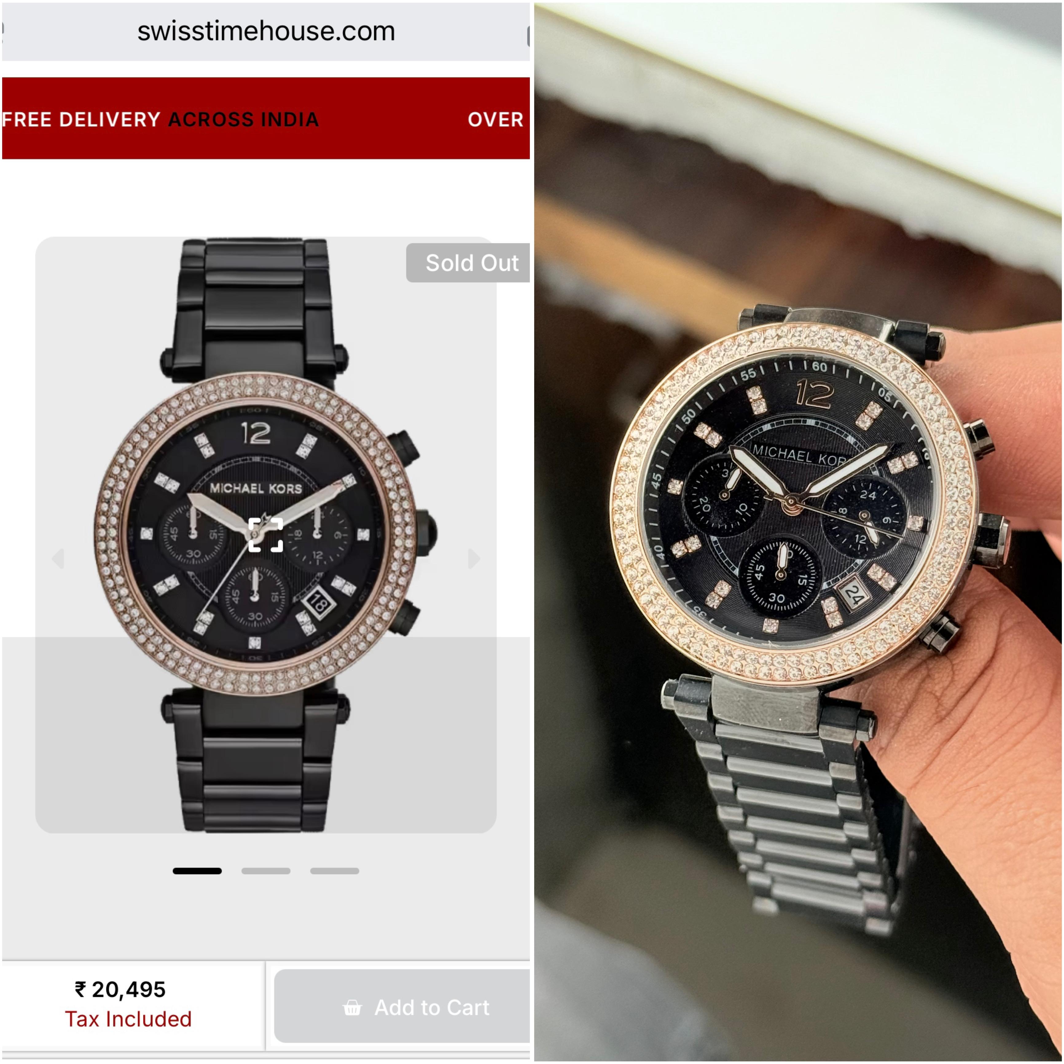 Michael Kors Parker Steel Chronograph model MK5885