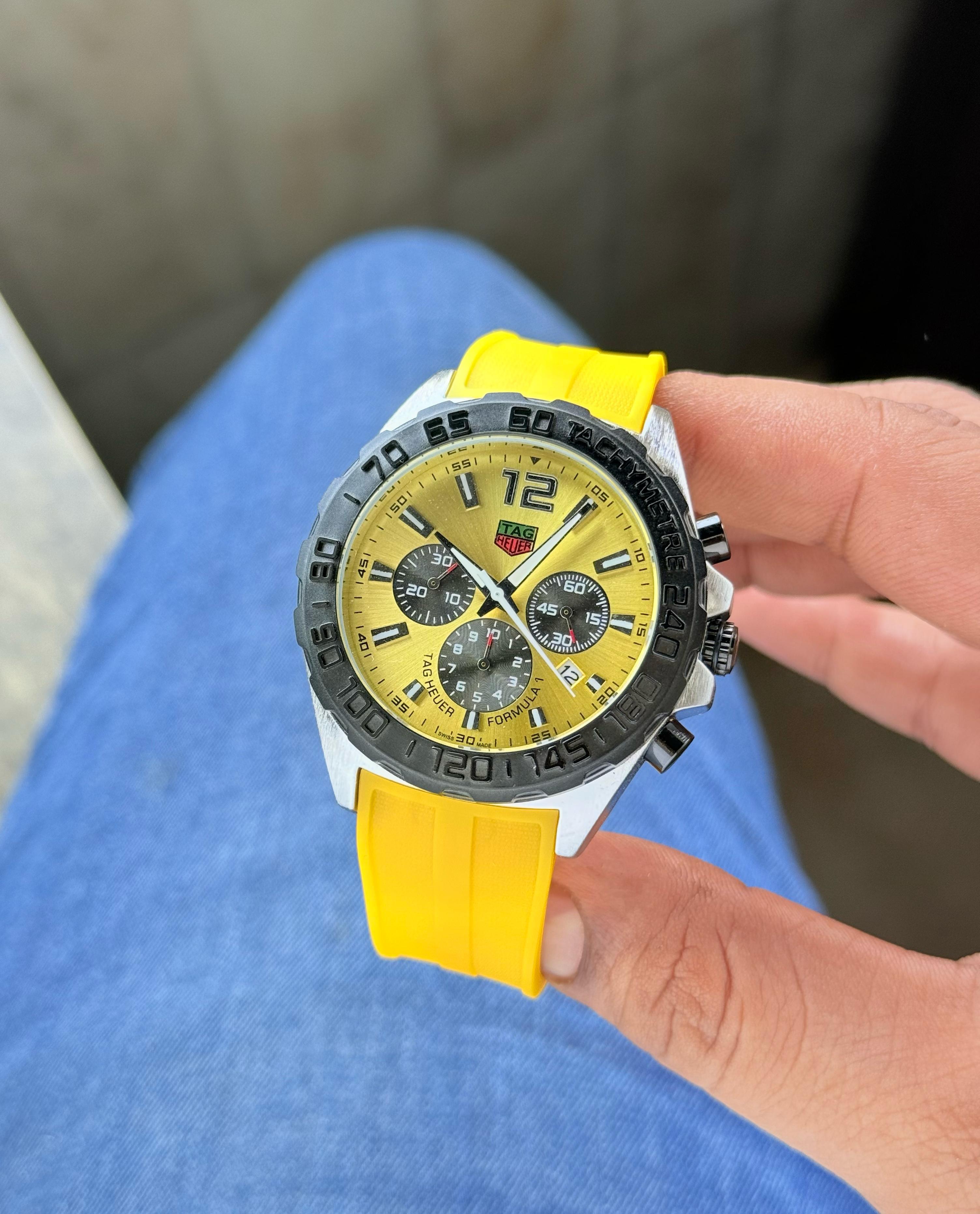 TAG Heuer Formula 1 in Yellow
