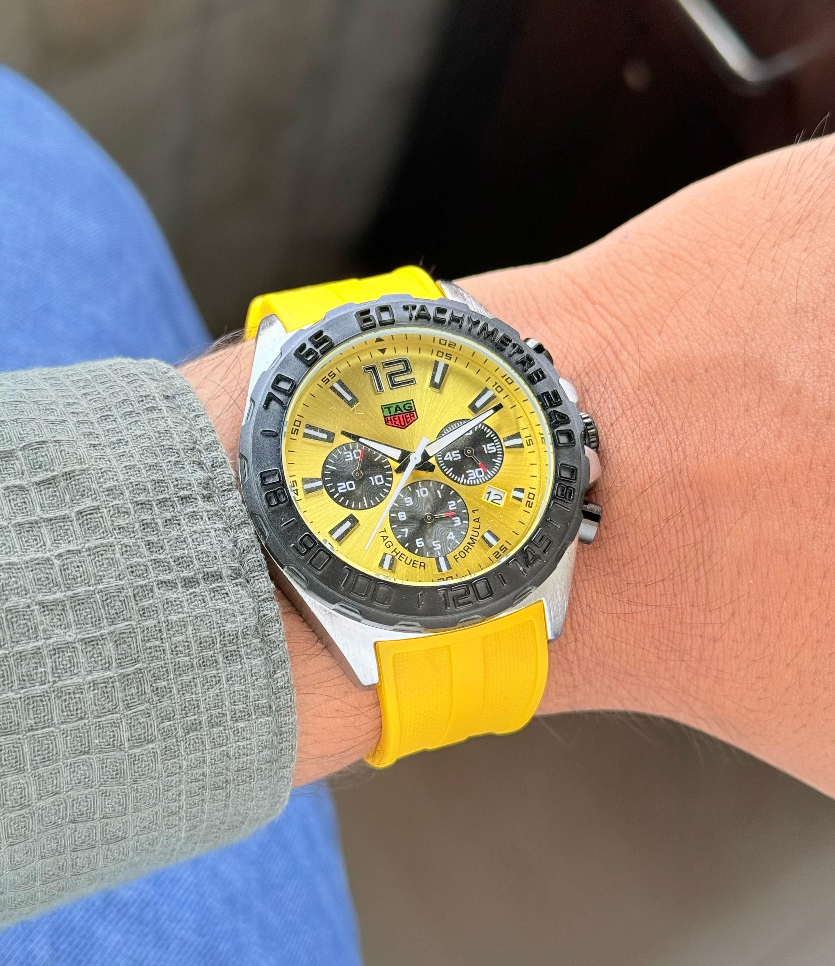 TAG Heuer Formula 1 in Yellow