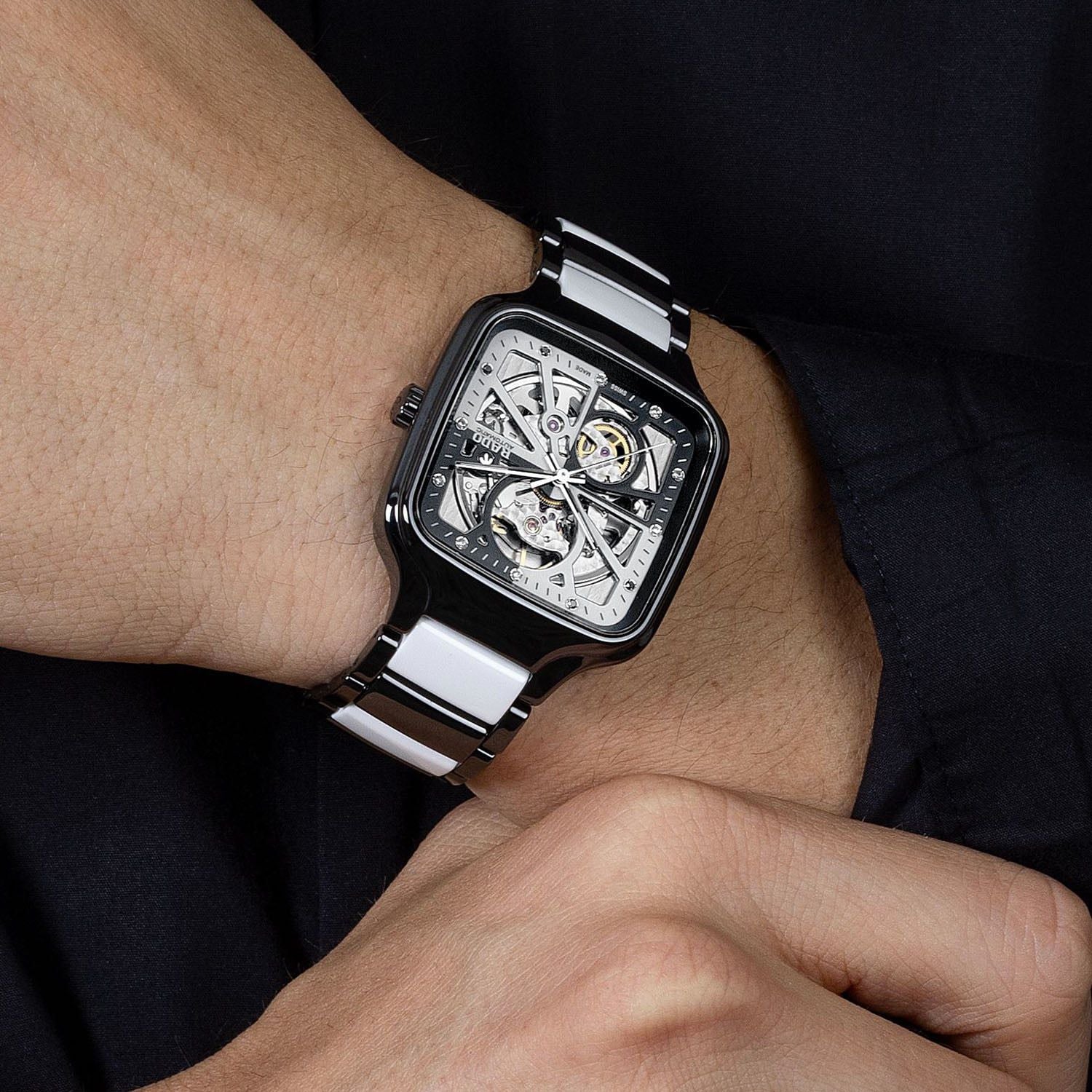 Rado  Men's Series  white & Black Ceramic body