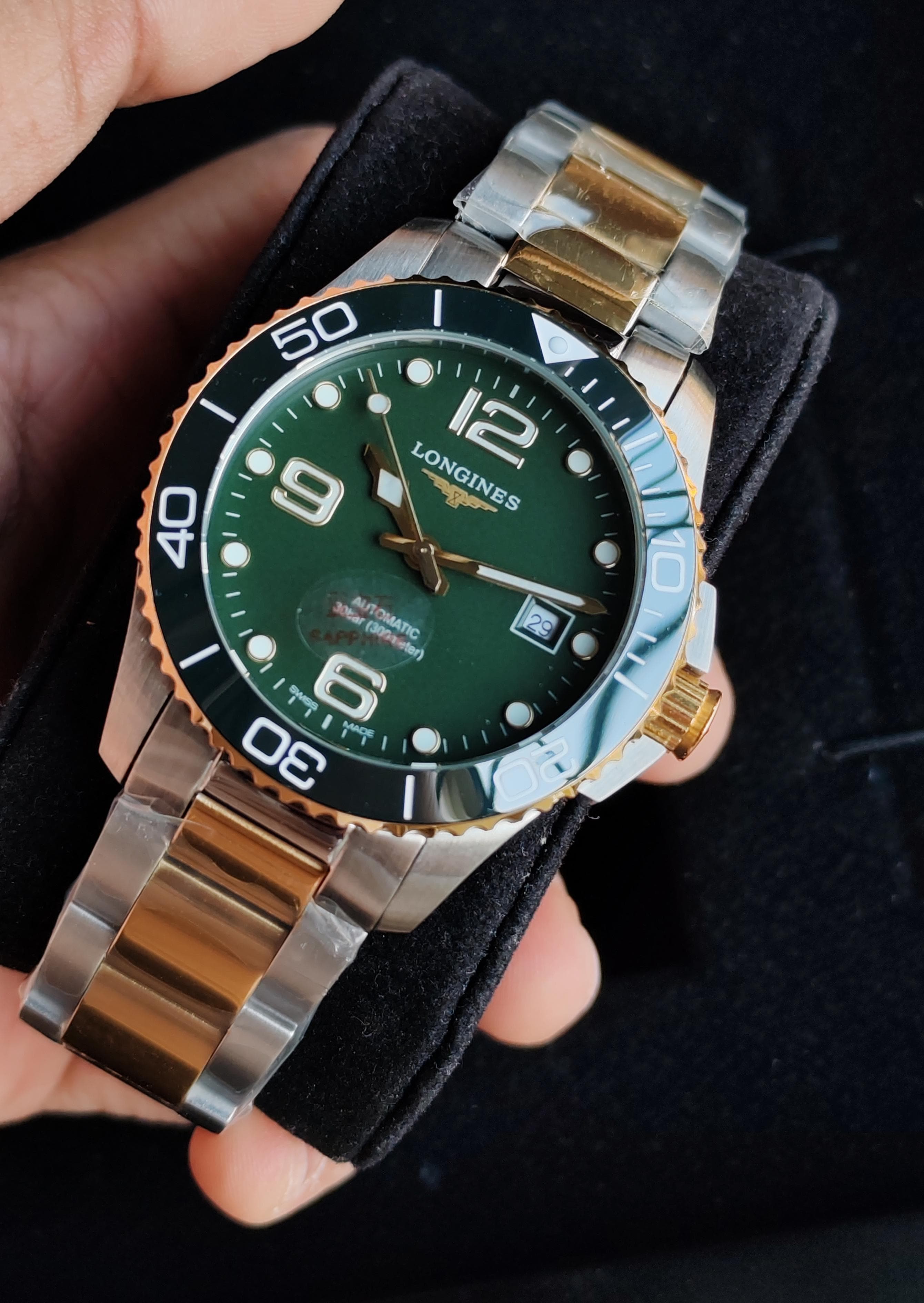 Longines Hydroconquest Ref .L3.781.3.06.7 ceramic bezel For Him