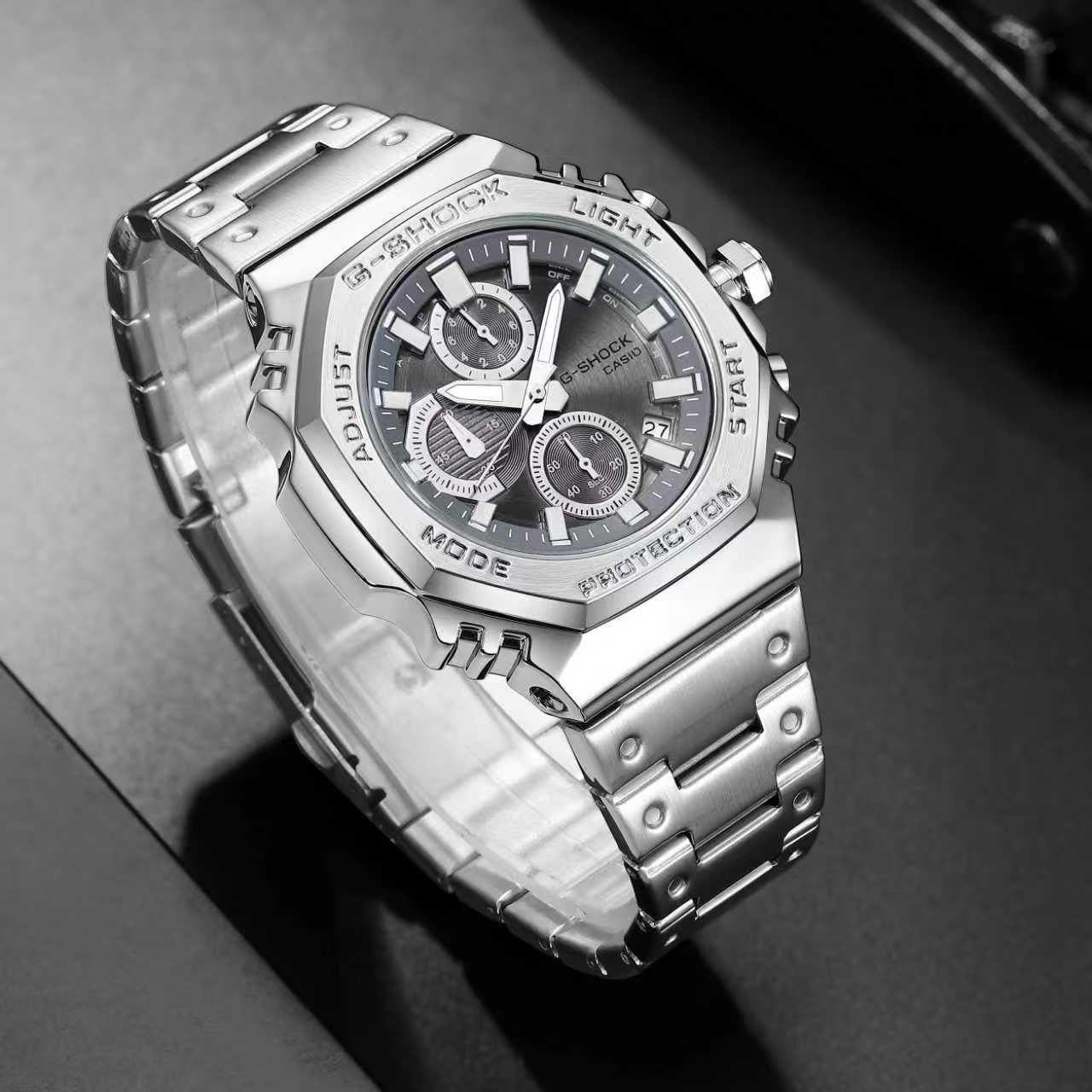 G-SHOCK FULL METAL ICE BLUE DIAL – PREMIUM STEEL SPORTS BEAST