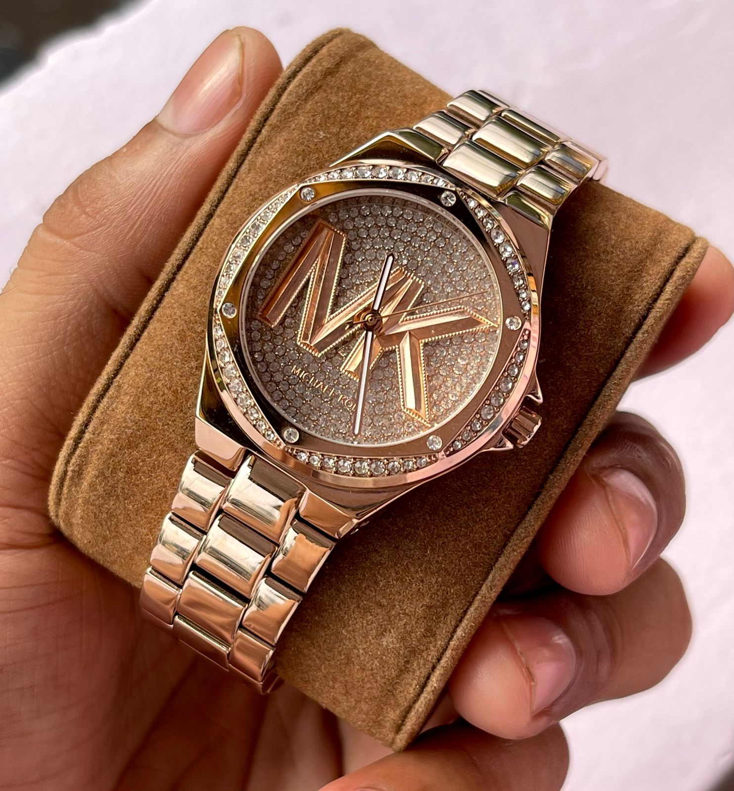 Michael Kors Lennox crystals Ladies Bradshaw Watch