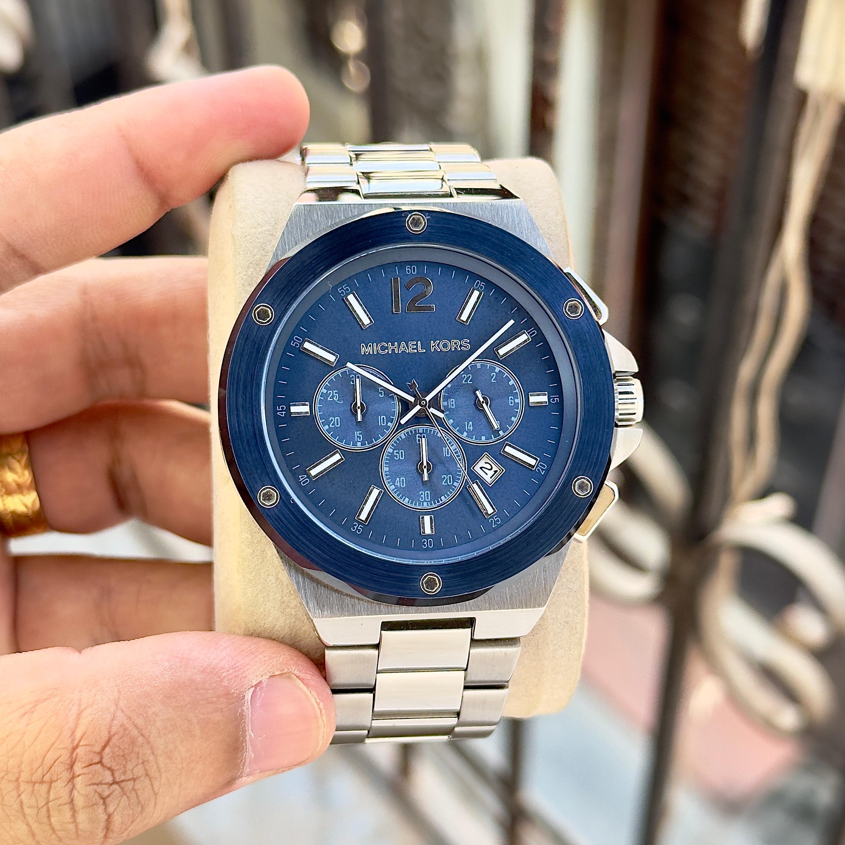 MICHAEL KORS LENNOX MK9146 – BOLD BLACK CHRONOGRAPH STYLE