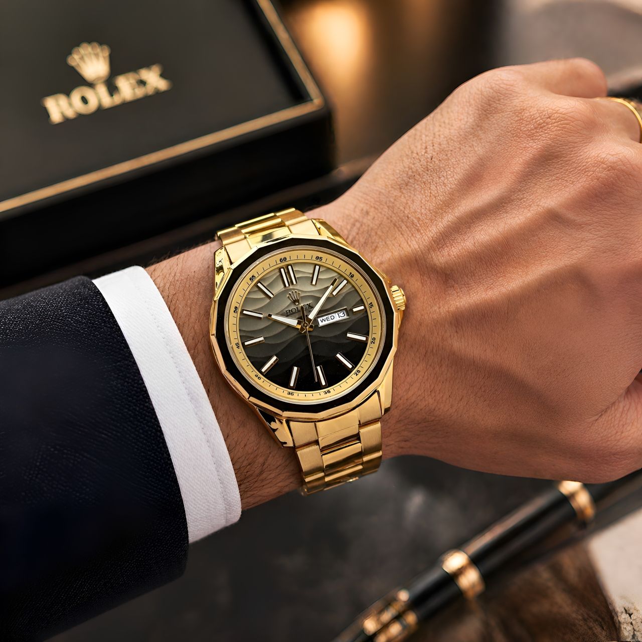 ROLEX DAY-DATE – ROYAL GOLD SIGNATURE EDITION