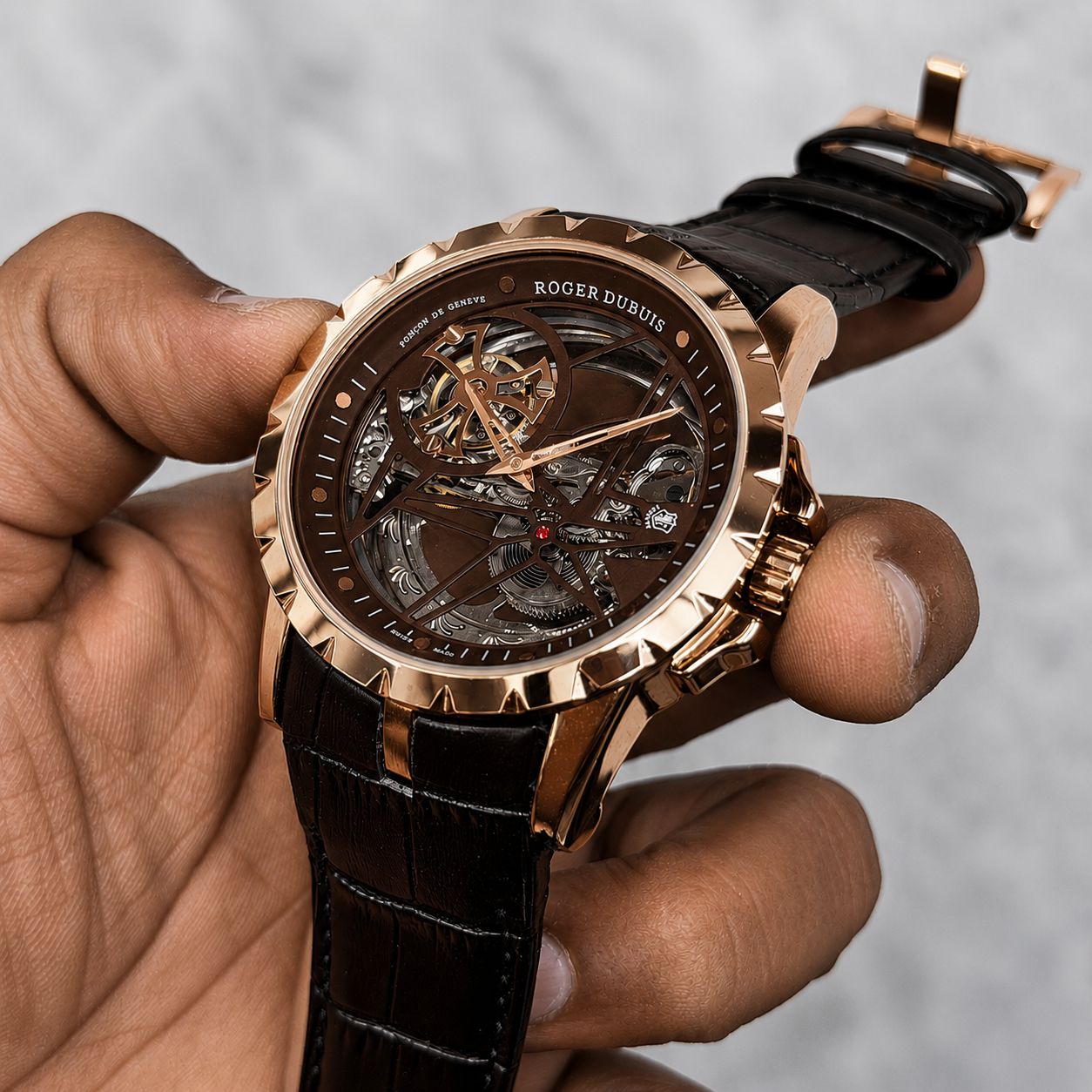ROGER DUBUIS For Men Open Heart Skeleton