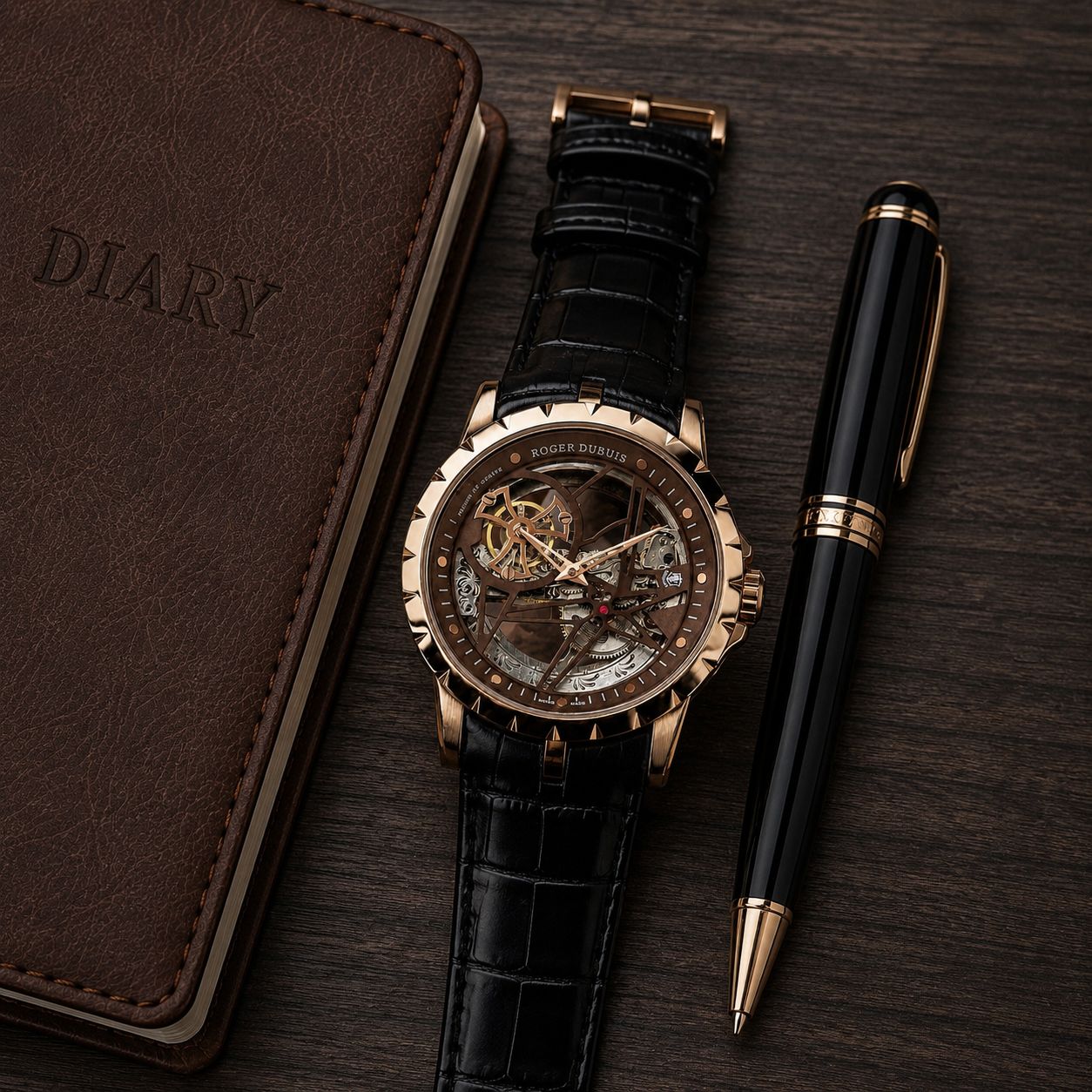 ROGER DUBUIS For Men Open Heart Skeleton