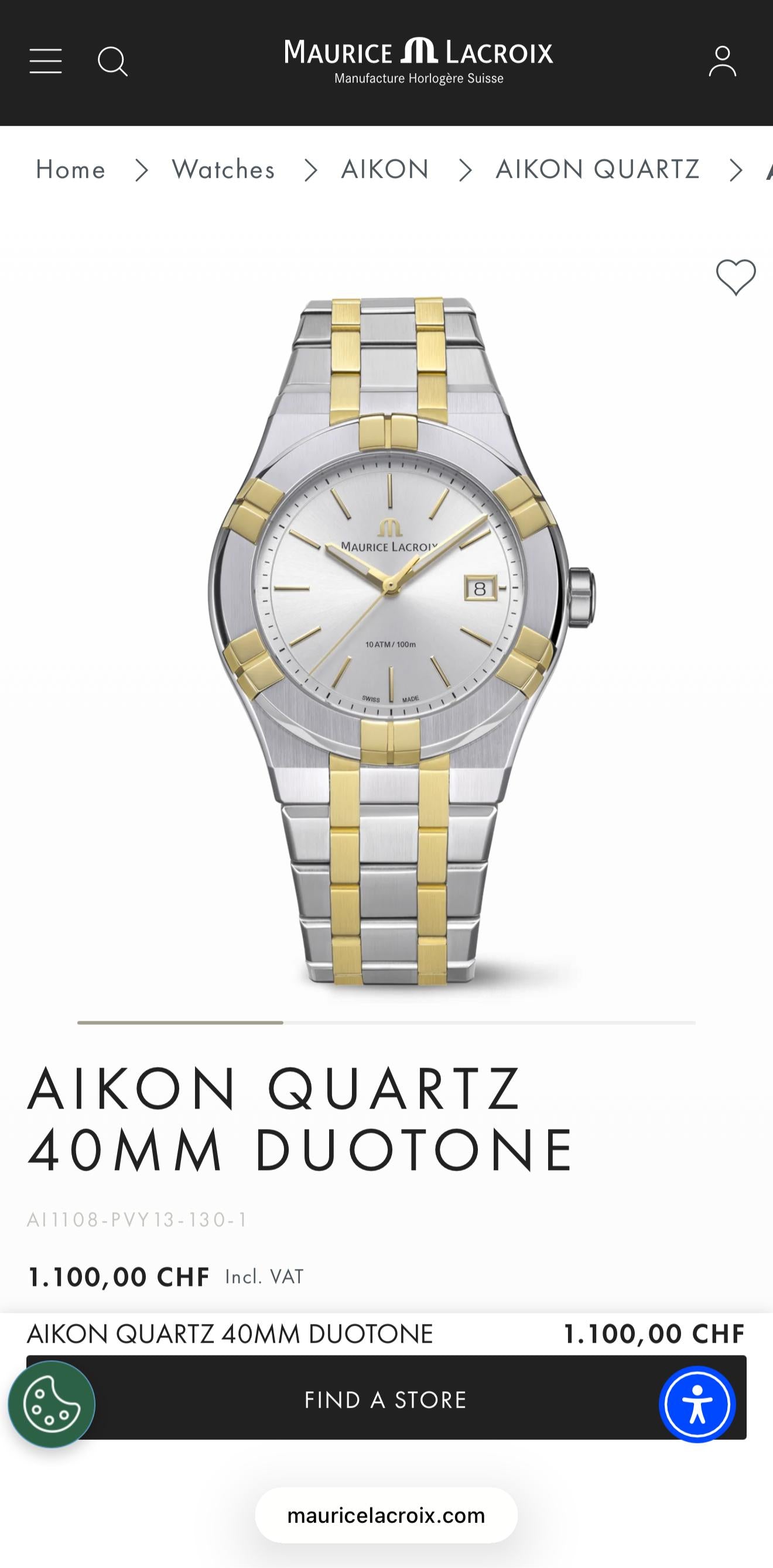 Maurice Aikon Stainless Steel Premium Quality