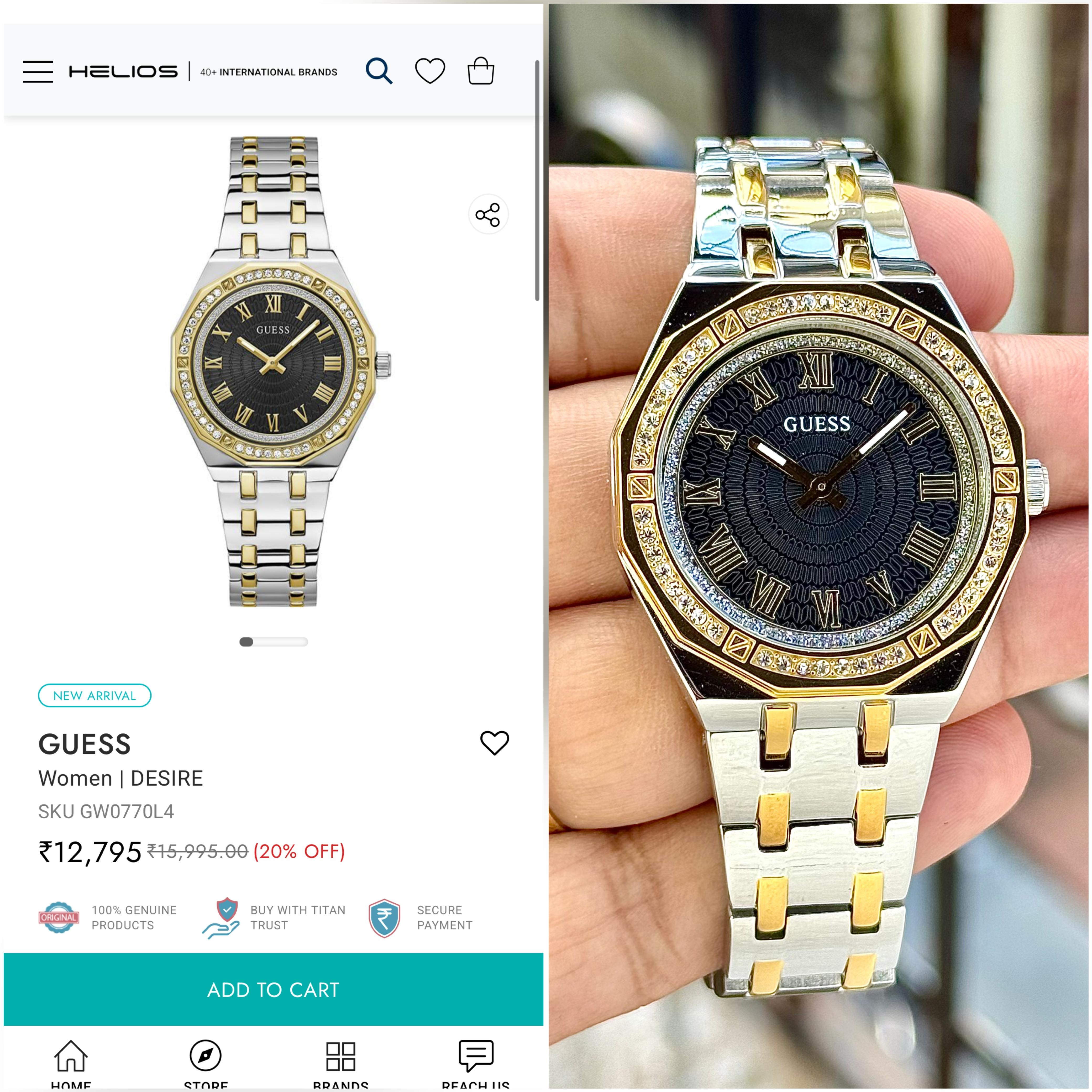 GUESS DESIRE ANALOG – LUXURY STYLE WITH EMERALD ELEGANCE