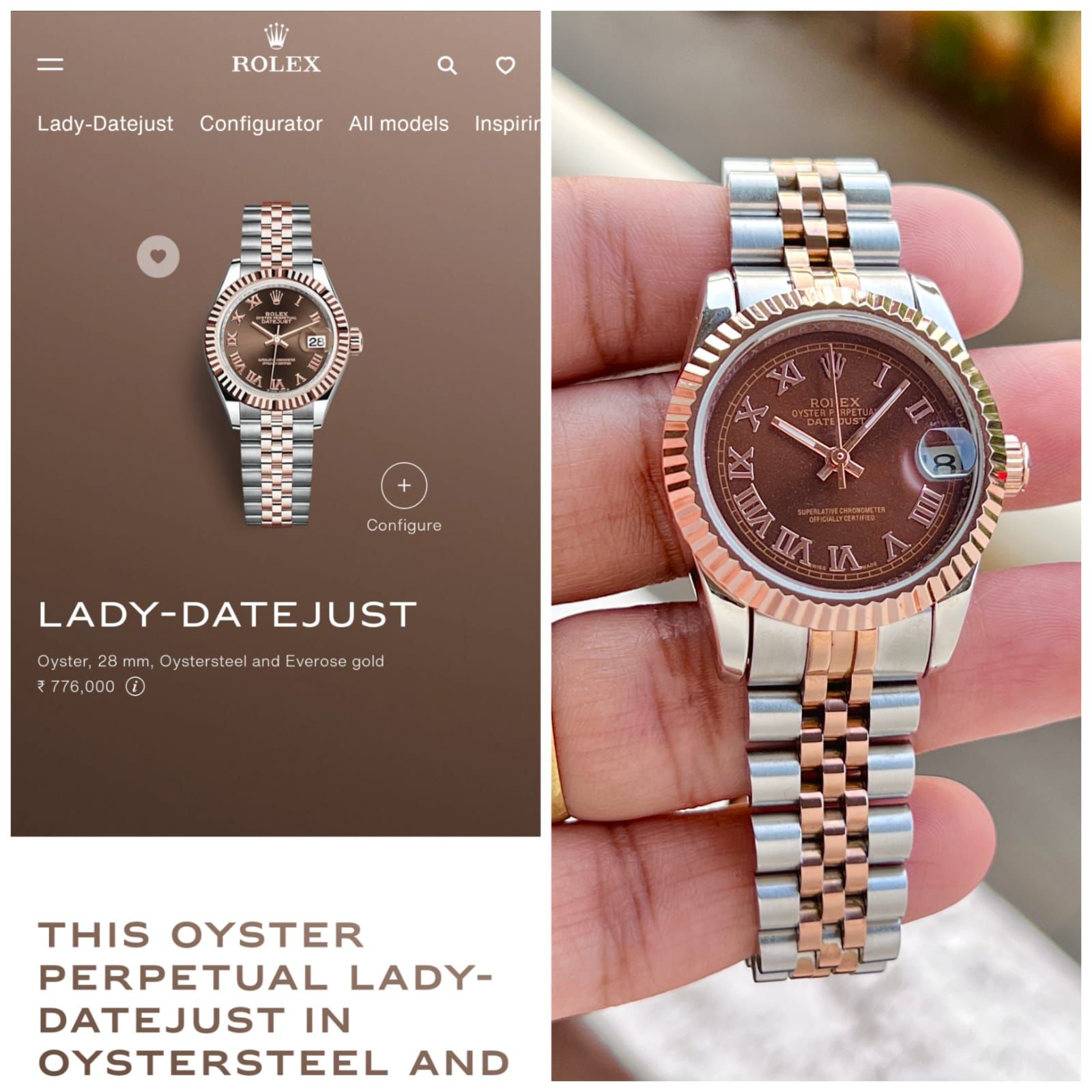 Rolex  For Her  7AA Premium Collection  Oyster Perpetual  DateJust