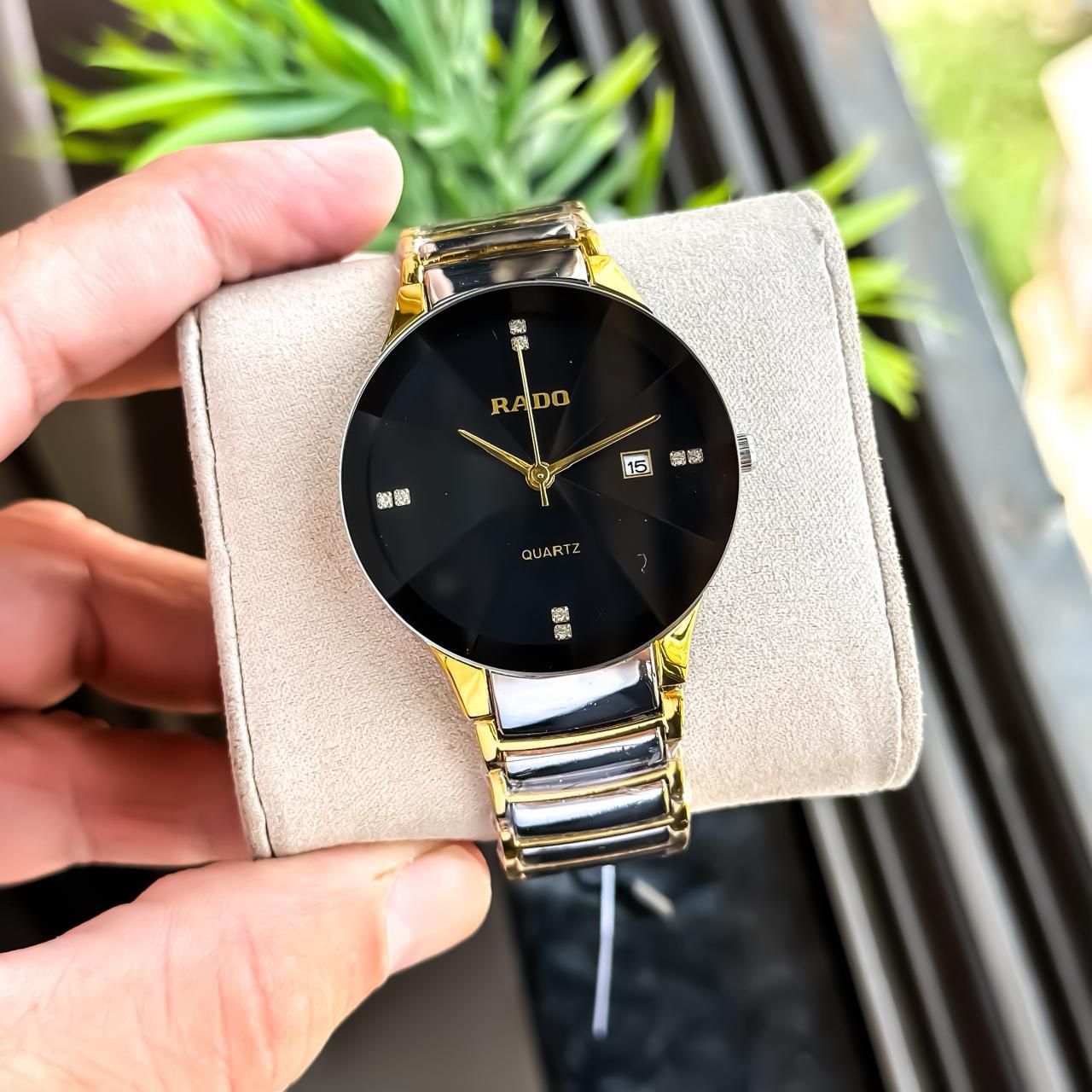 RADO JUBLIE GENTS WITH DIOMAND CUT GLASS