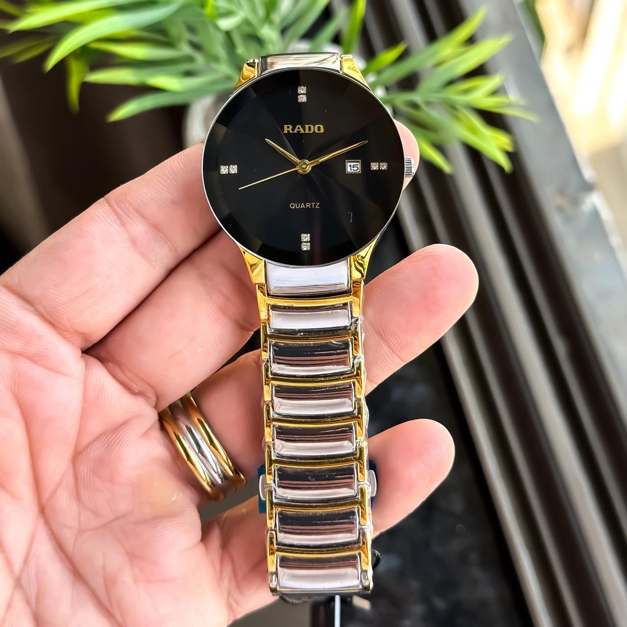 RADO JUBLIE GENTS WITH DIOMAND CUT GLASS